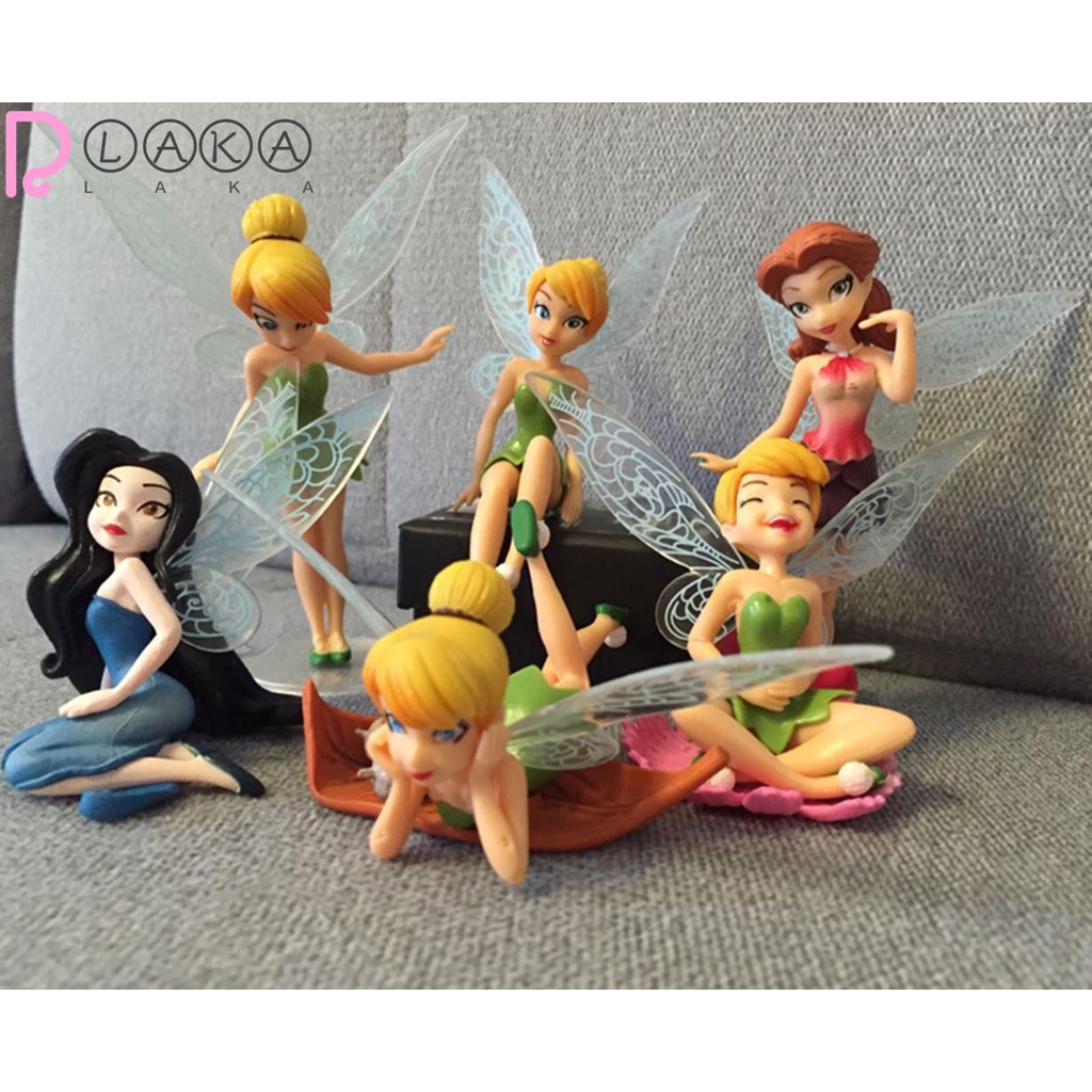 LAKAMIER Set 6 Đồ trang trí Búp Bê Thiên Thần Dễ Thương