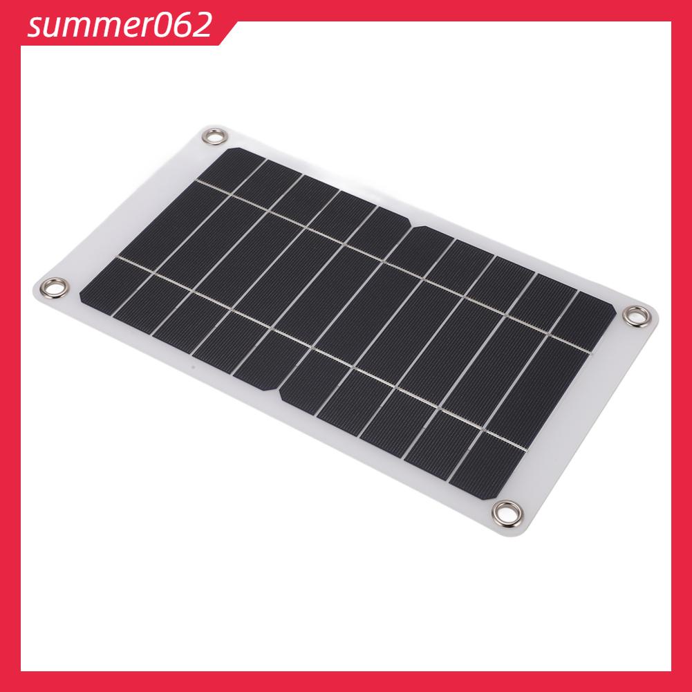 Summer062 Bộ sạc pin mặt trời USB 7.5W 5V năng lượng đơn tinh thể di động Cung cấp cho ngoài