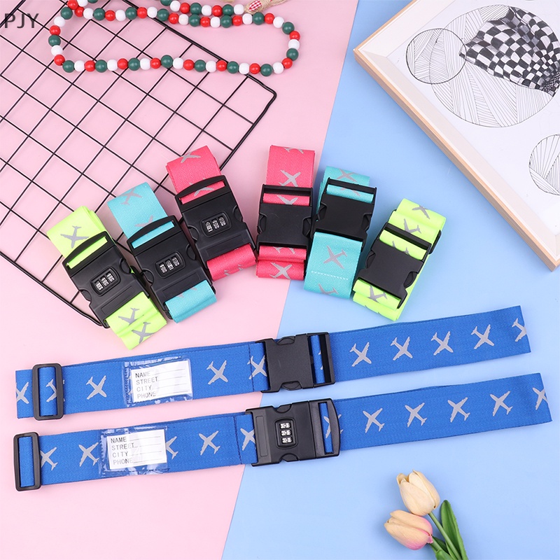 Dây Đai Khóa Hành Lý Có Mật Khẩu Điều Chỉnh Được Tiện Dụng