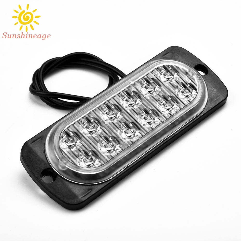 Đèn Led Sương Mù 12 Bóng Màu Đỏ Siêu Bền Tiện Dụng Cho Xe Tải