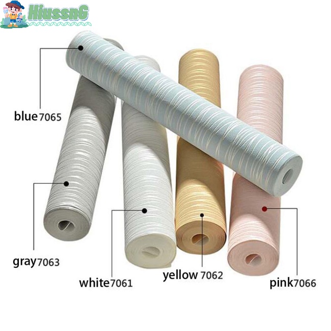Giấy Dán Tường 3D Không Dệt Họa Tiết Sọc Dọc Trang Trí Nội Thất