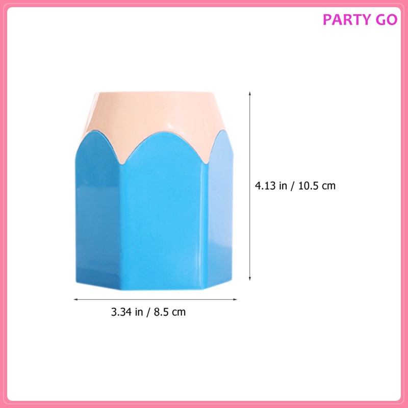 Bộ 5 Lọ Đựng Bút Hình Bút Chì Nhiều Màu Sắc Dễ Thương Để Bàn Tiện Dụng Cho Học Sinh / Văn Phòng