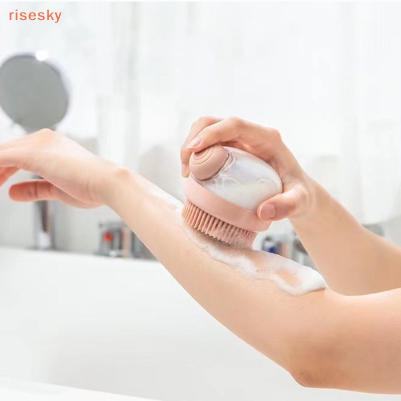 Bàn Chải Tắm Massage Cơ Thể Tự Động Bằng Silicone Sáng Tạo Đa Năng