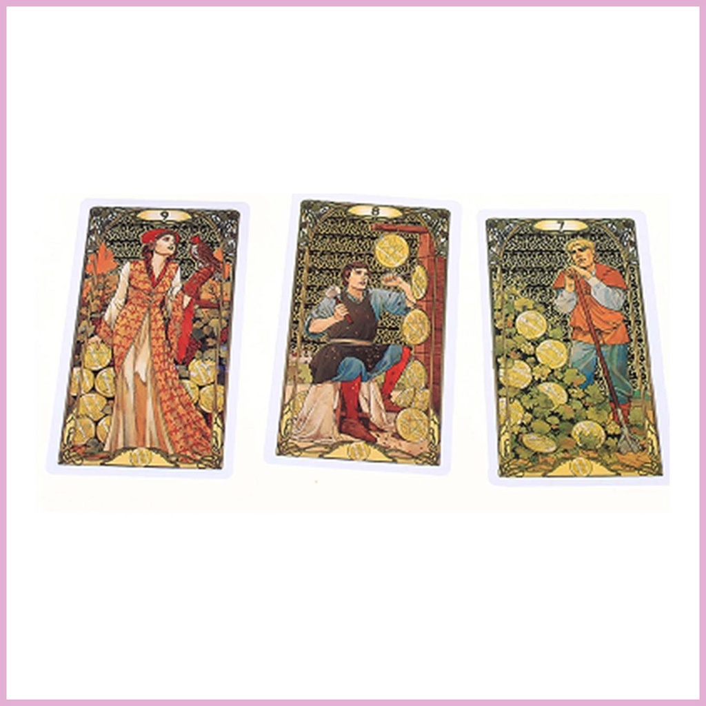 Bộ Bài Tarot 78 Lá Màu Vàng Nghệ Thuật