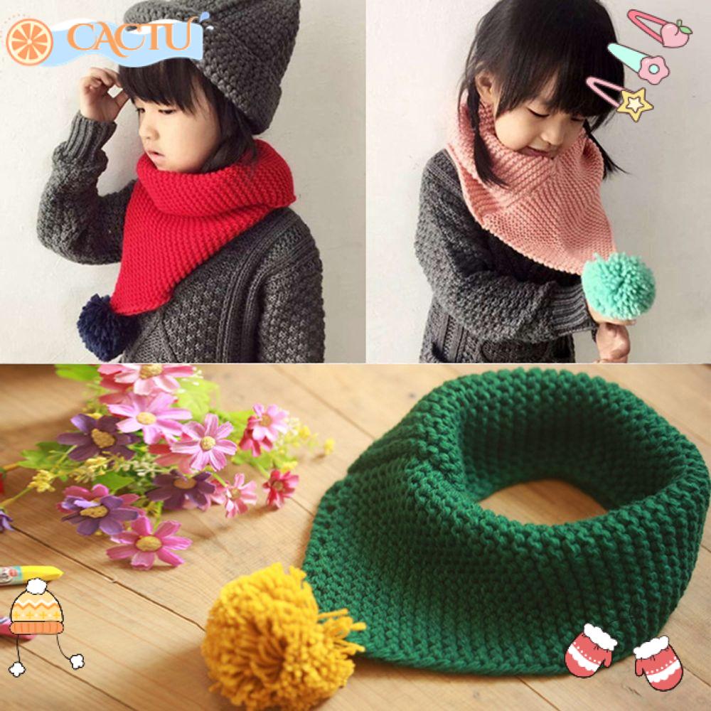 CACTU Khăn Choàng Cổ Giữ Ấm Mùa Đông Cho Bé