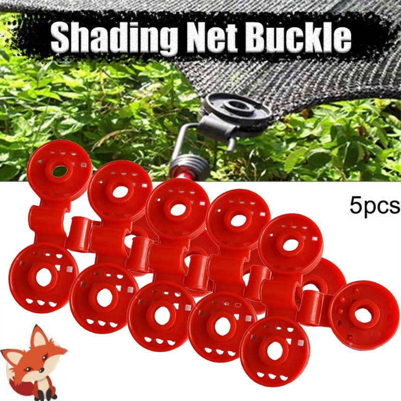 Bộ 5 Kẹp Cố Định Tấm Lưới Che Nắng Cho Nhà Kính / Sân Vườn