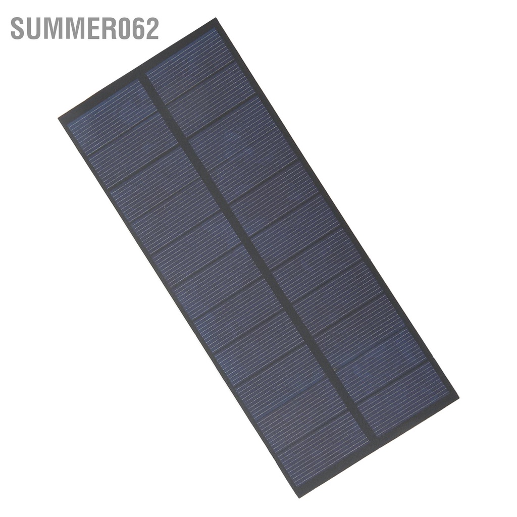 Summer062 Bảng sạc năng lượng mặt trời 2.2W 5.5V điều khiển khẩn cấp ngoài pin di động cho ánh sáng sân