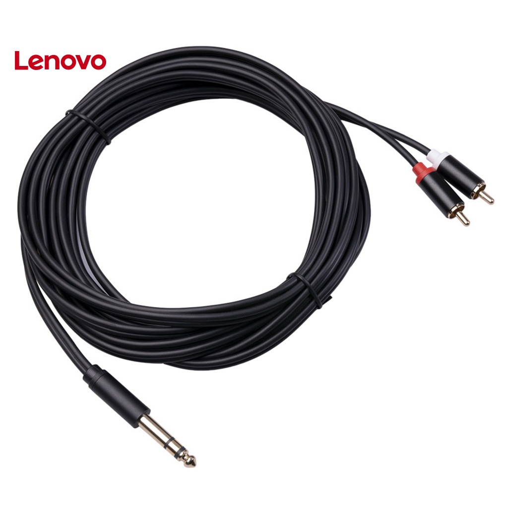 Dây Cáp Âm Thanh Chuyển Đổi Đầu Cắm 6.35mm Sang 2 RCA Cho Máy Trộn Âm Thanh
