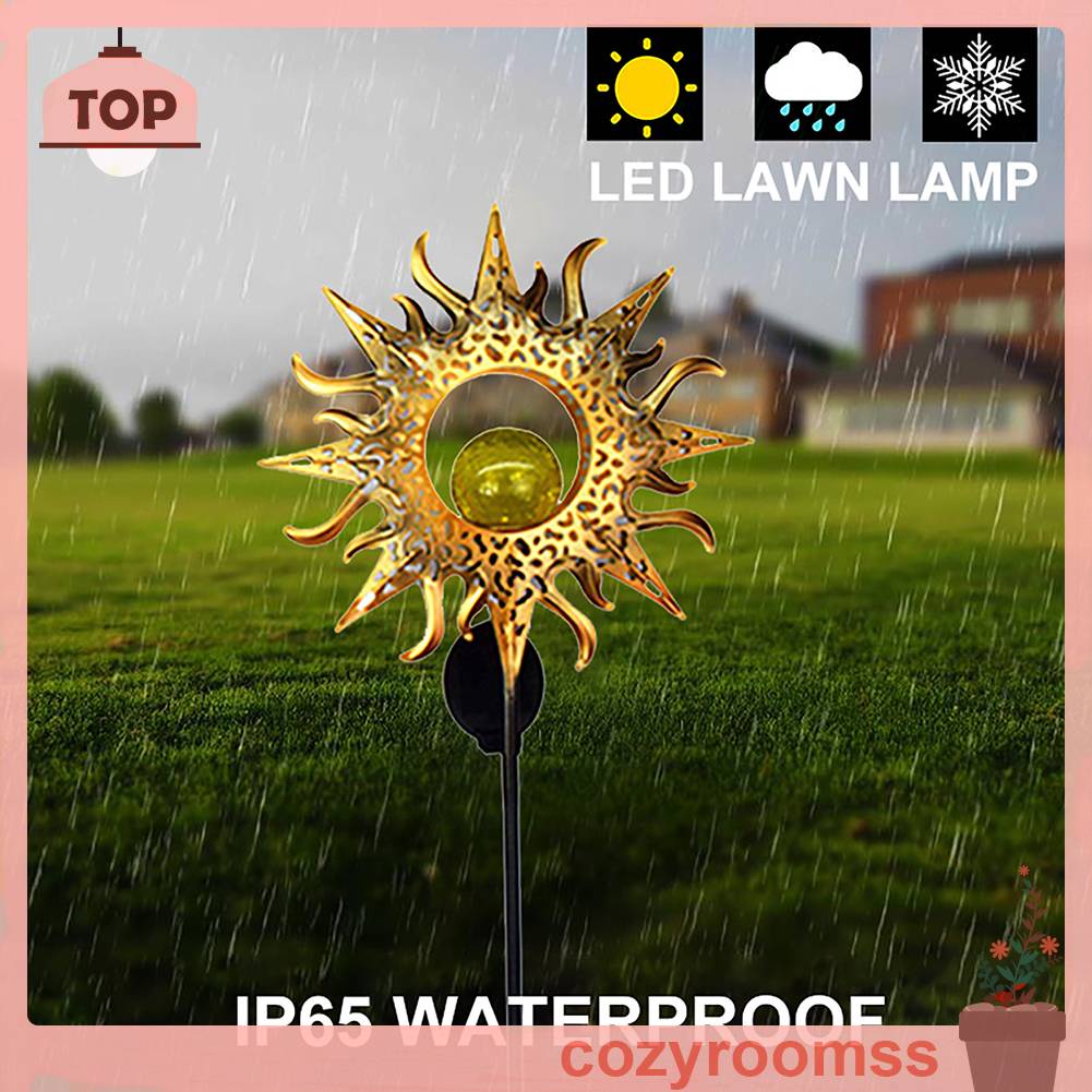 Đèn Lồng Trang Trí Sân Vườn 600mAh Sử Dụng Năng Lượng Mặt Trời