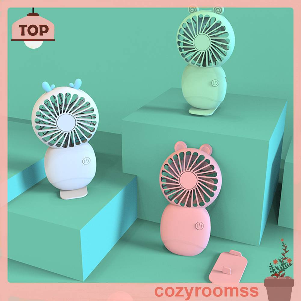Quạt Mini Cầm Tay 800mAh Để Bàn Tiện Dụng Khi Đi Cắm Trại