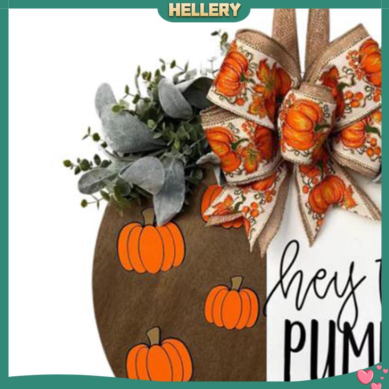 Biển Hiệu Treo Cửa Trước Hình Bí Ngô Cho Mùa Thu Lễ Tạ Ơn