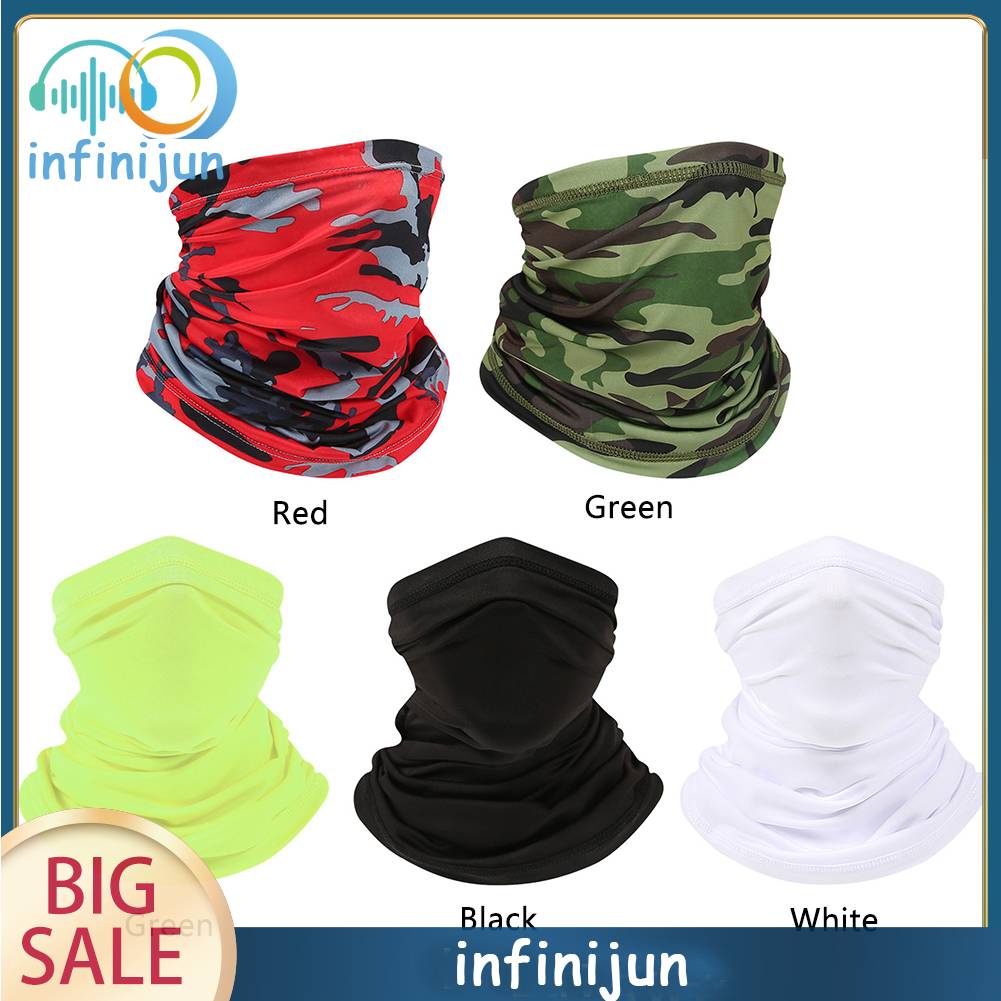 Khăn Ống Bandana Thể Thao Bằng Lụa Lạnh Cho Hoạt Động Ngoài Trời