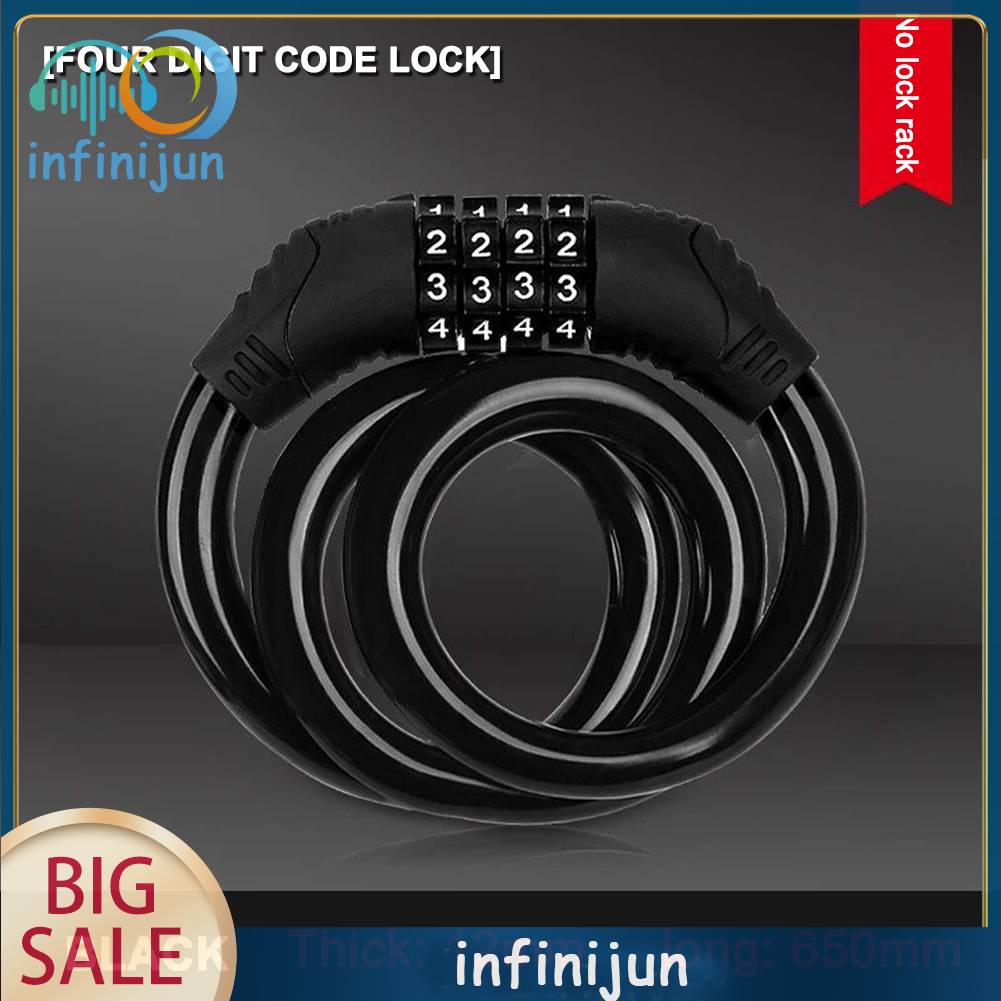 Khóa 4 Số Chống Trộm Cho Xe Đạp