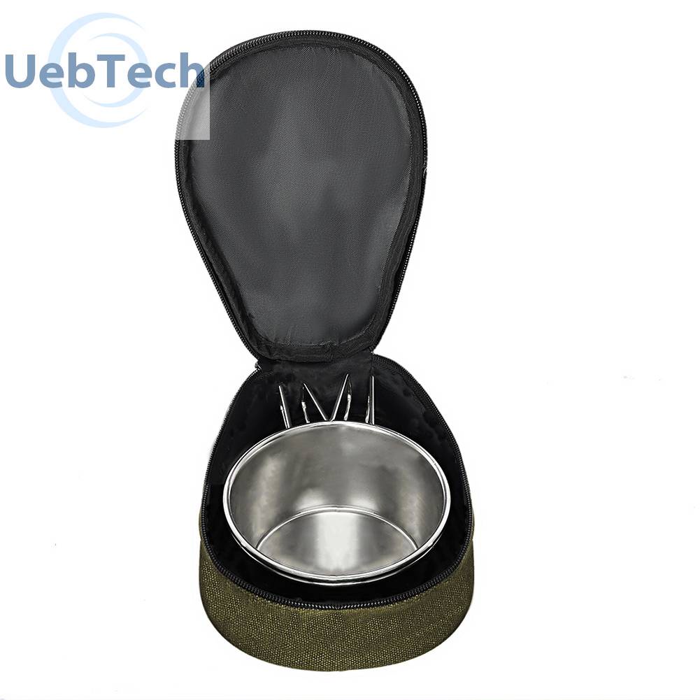 Cốc Đựng Thức Ăn Bằng Vải Oxford Bền Bỉ Tiện Dụng Khi Đi Dã Ngoại