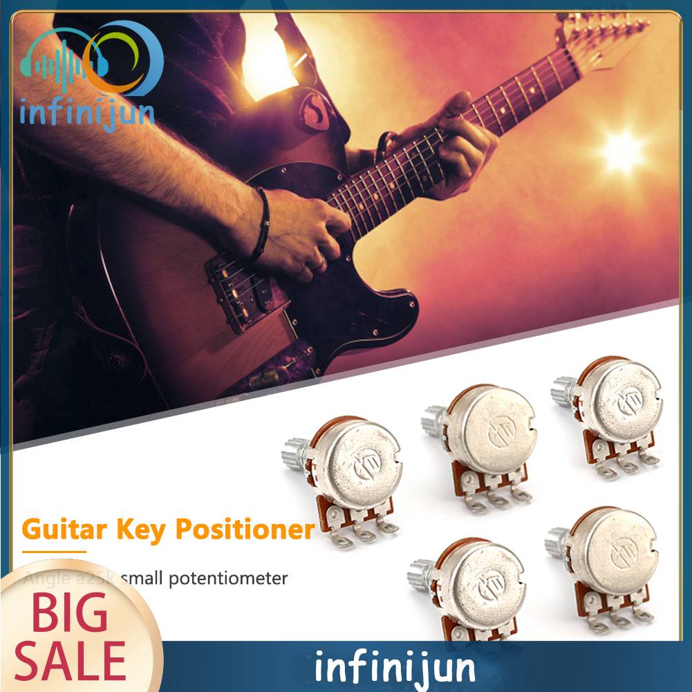 Set 5 Chiết Áp Âm Lượng A25K 18mm Chuyên Dụng Cho Đàn Guitar Bass