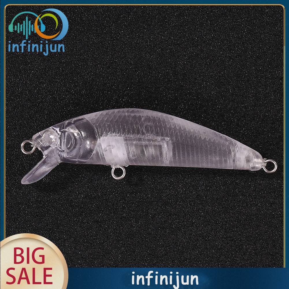 1 Mồi Câu Cá Giả Bằng Nhựa Cứng Không Sơn Màu 7g