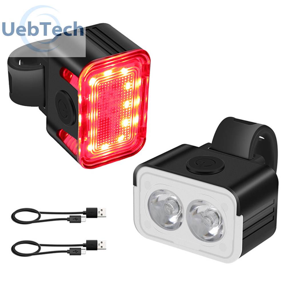 Bộ Đèn LED Cảnh Báo An Toàn Chống Nước IPX6 Cho Xe Đạp