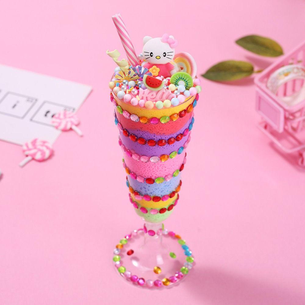 Đồ Chơi Cốc Kem / Đồ Tráng Miệng Bằng Nhựa Độc Đáo DIY Cho Bé
