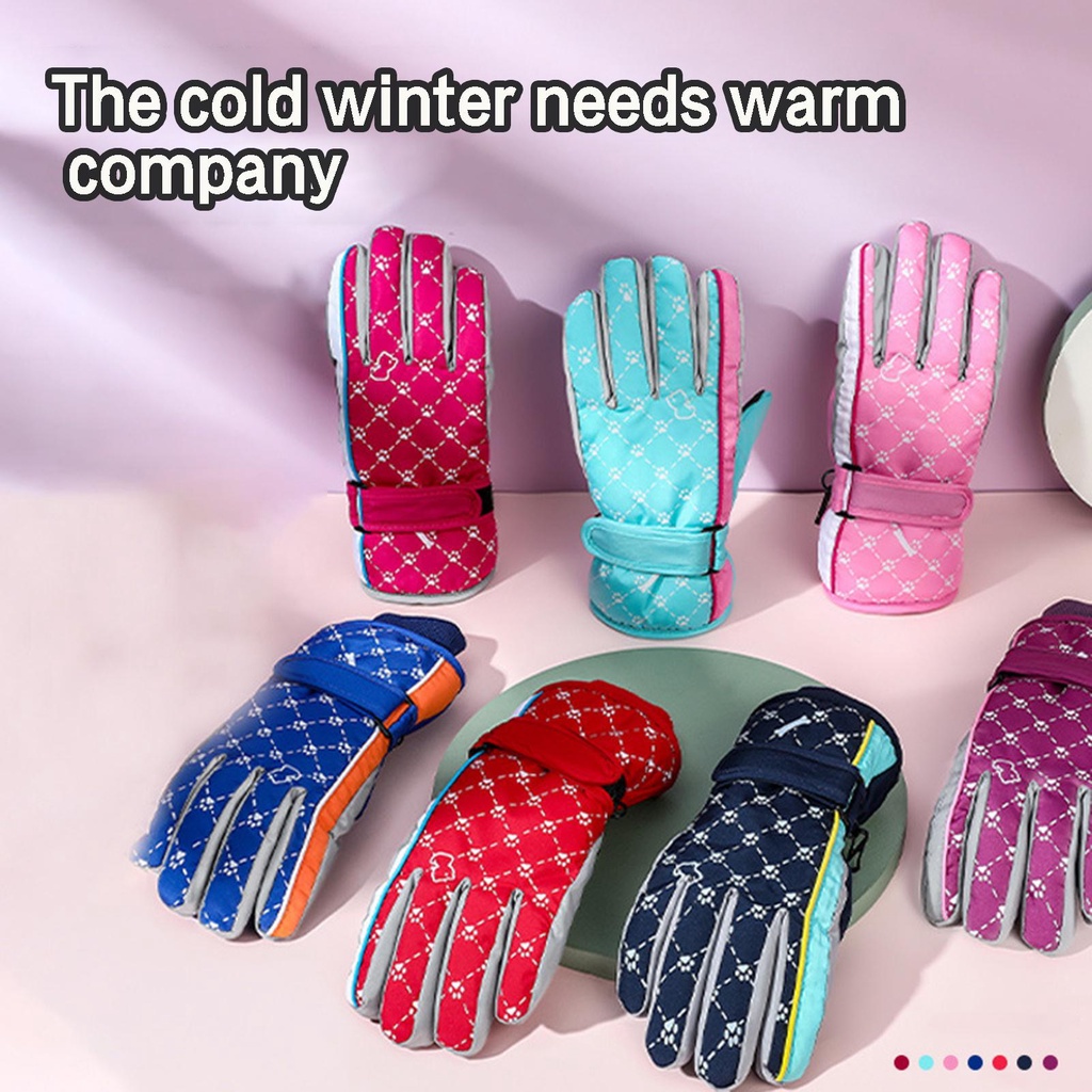 Găng Tay Đi Xe Đạp / Câu Cá / Đi Bộ Đường Dài Giả Lông Thỏ Dày Mềm Ấm