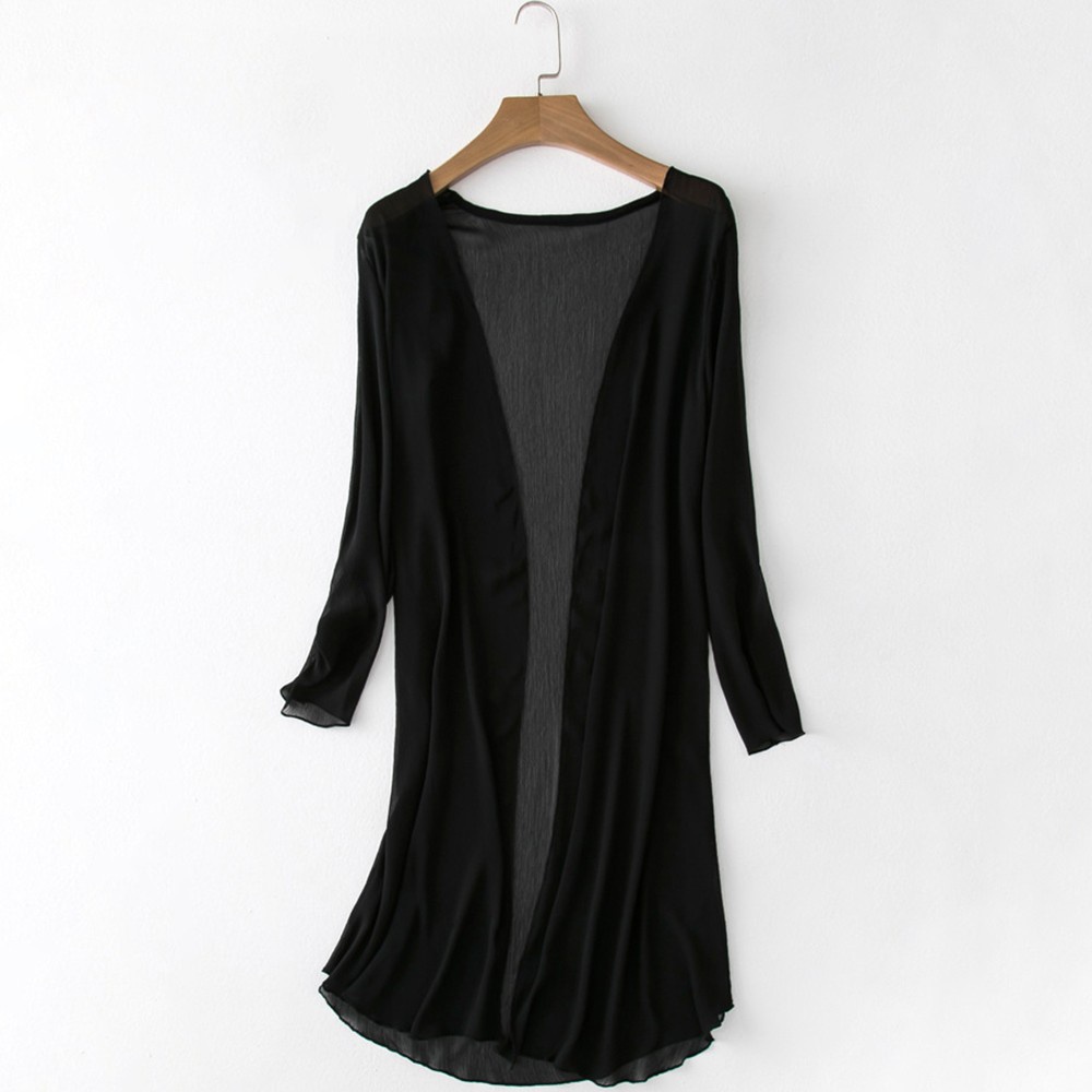 Áo Khoác Cardigan Đi Biển Chất Liệu Chiffon Cao Cấp Thời Trang Mùa Hè 2021