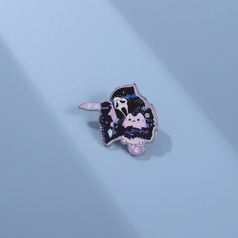 Trâm Cài Áo Hình Mèo Ma Phim Và TV Dùng Hóa Trang Halloween