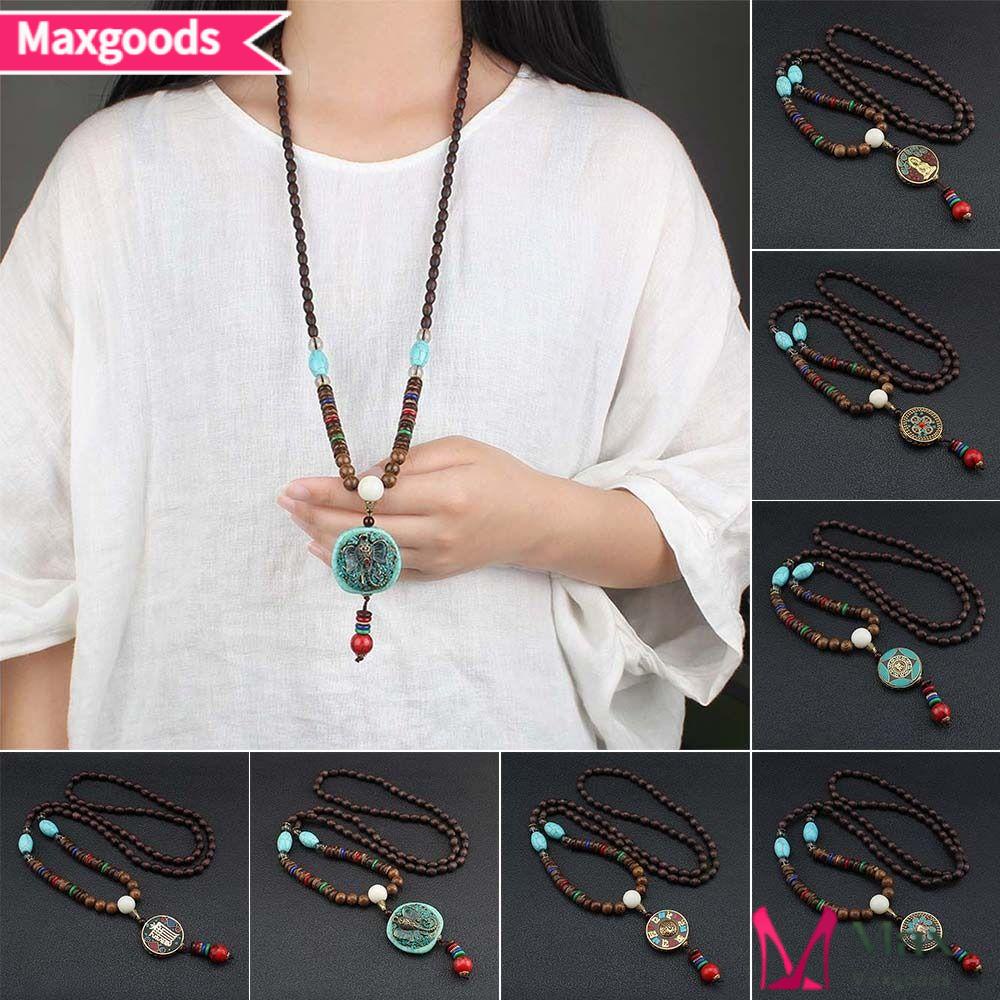 MAXG Vòng cổ Phật Giáo Handmade