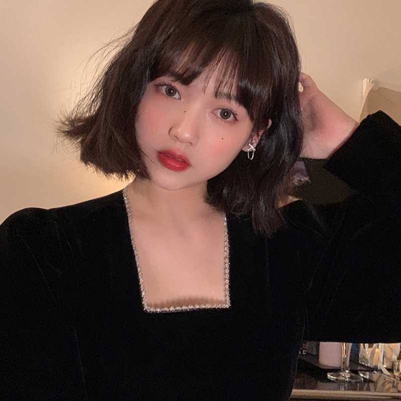 Khuyên Tai Chữ X Đính Đá Lấp Lánh Phong Cách vintage
