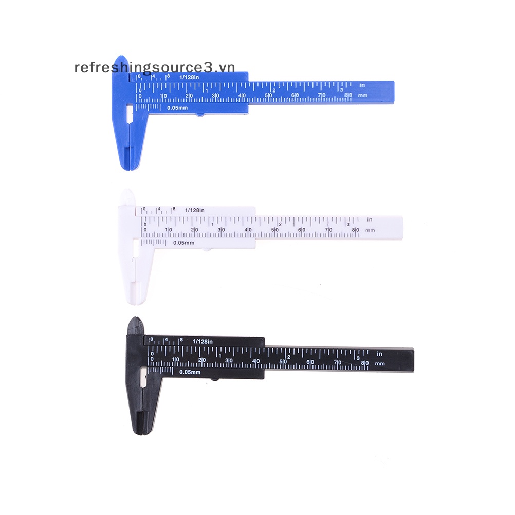Thước Đo Lường Mini 80mm 3.vn Bằng Nhựa Chuyên Dụng Cho Học Sinh {REFRE3}
