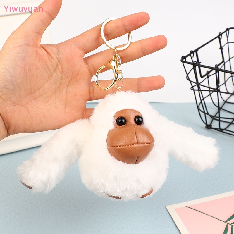 1 Móc Khóa Hình Khỉ Nhồi Bông Đáng Yêu Mới
