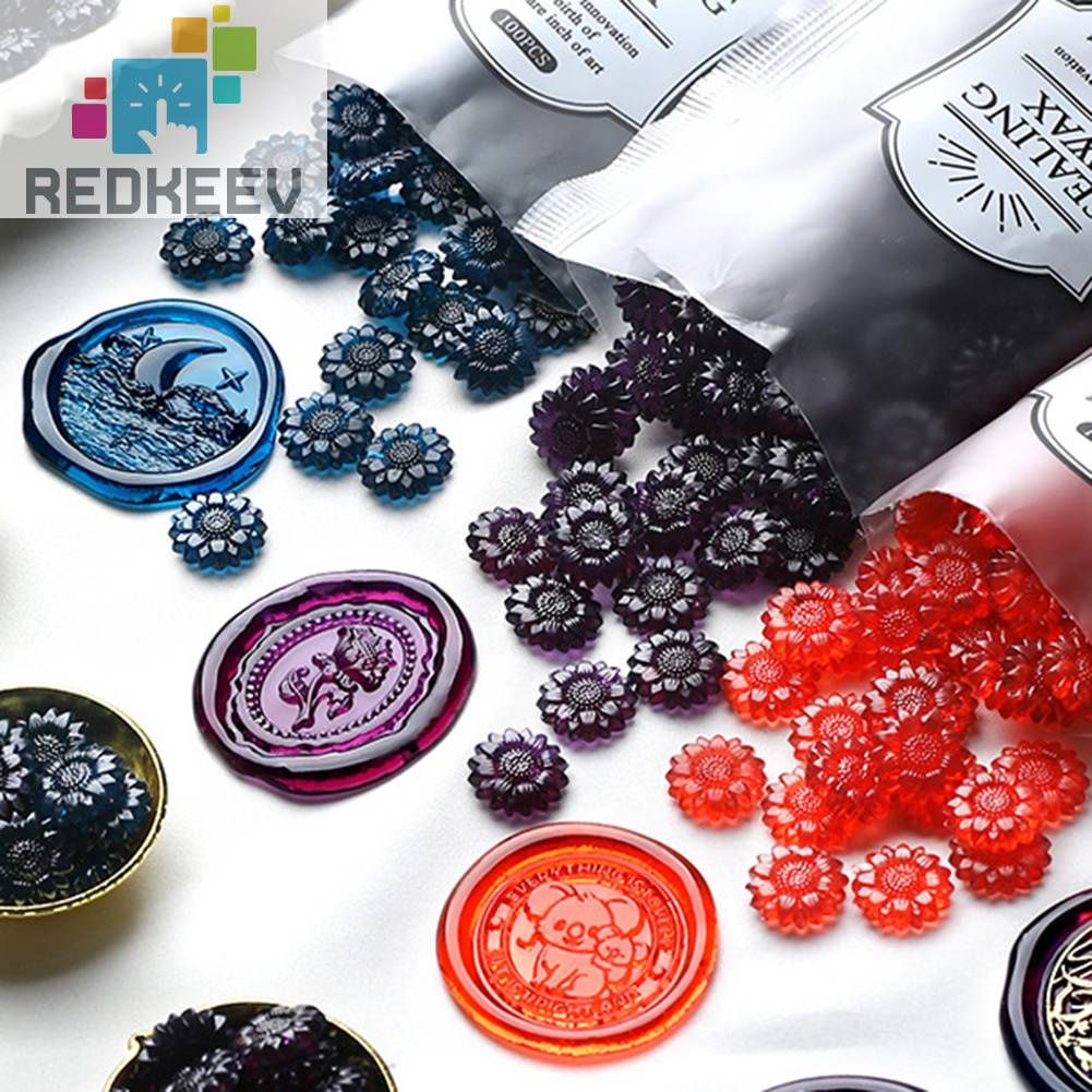 Túi Hạt Sáp Nhiều Màu Hình Hoa Hướng Dương Trang Trí Sổ Tay DIY