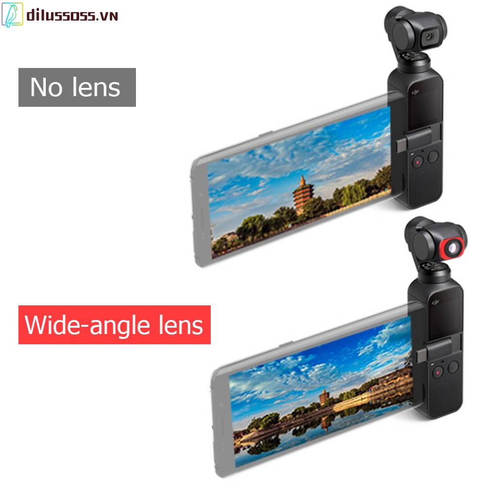 Ống Kính Góc Rộng 120 Độ Cho Máy Ảnh Bỏ Túi DJI Osmo