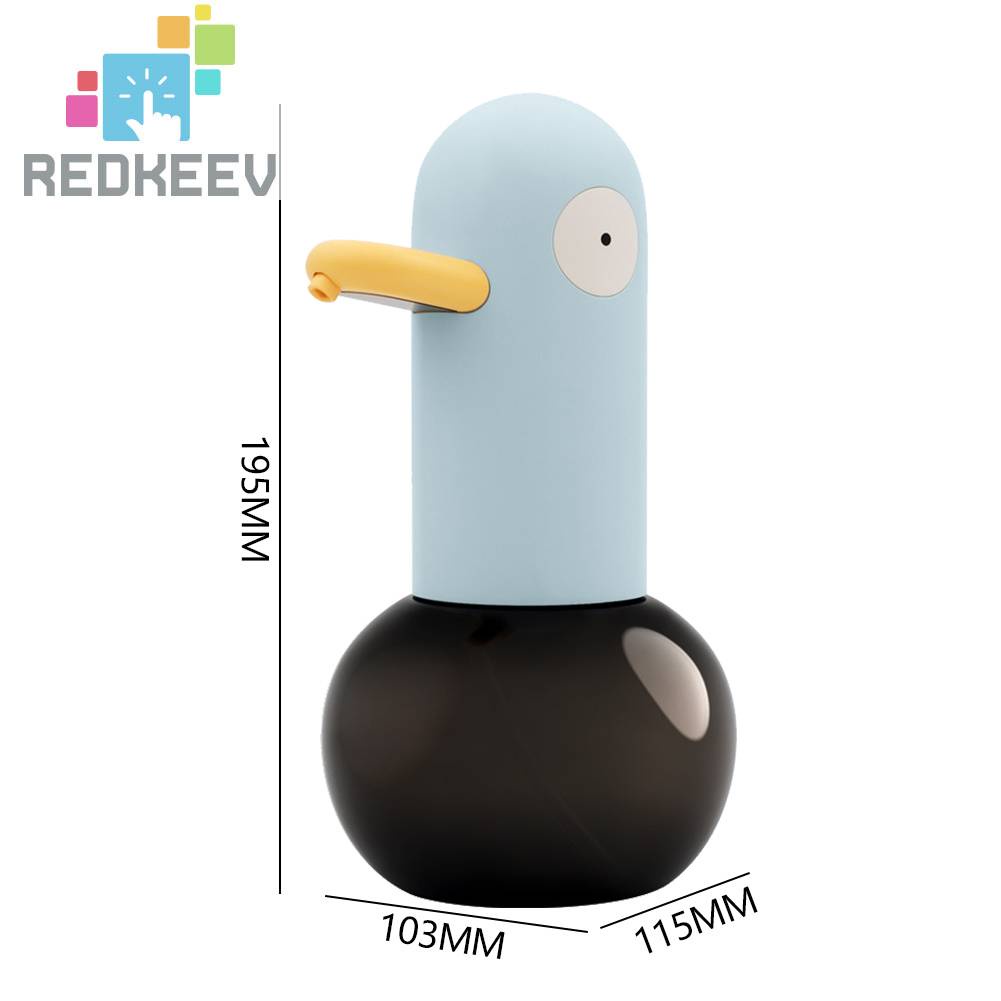 Bình Đựng Xà Phòng Tạo Bọt Chống Thấm Nước Hình Chú Vịt Dễ Thương Tiện Dụng