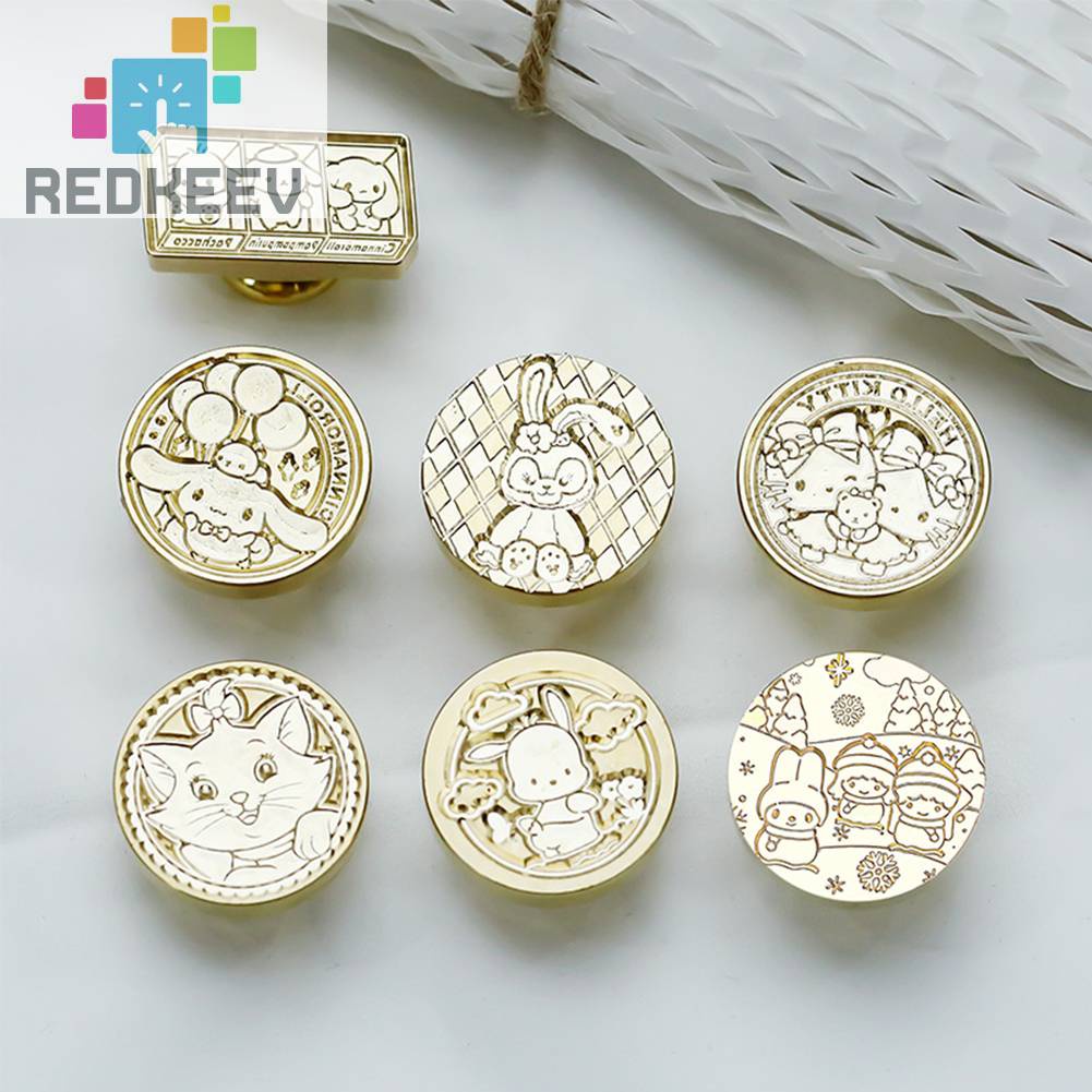 Đầu Sáp Bằng Đồng Tráng Men Họa Tiết Hoạt Hình Cổ Điển Trang Trí Sổ Tay