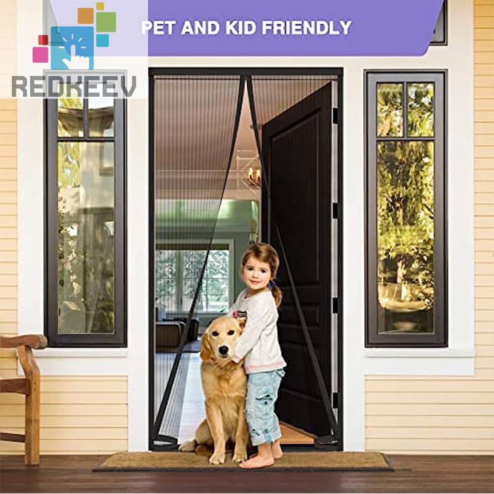 Rèm Cửa Nam Châm Chống Ruồi Muỗi Tiện Dụng Cho Gia Đình