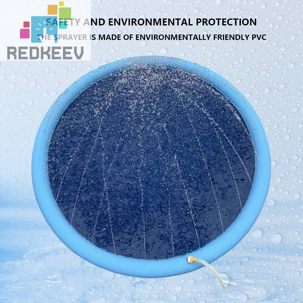 Thảm Phun Nước Chống Trượt Có Thể Gập Lại Tương Tác Với Chó Hoặc Trẻ Em