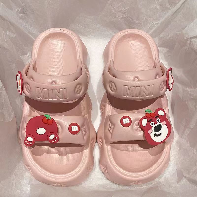 Giày Sandal EVA Đế Mềm Dày Hai Cách Mang Thời Trang Mùa Hè