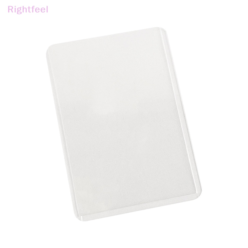 Set 10 Bao Đựng Thẻ Bằng Nhựa Dày Dặn Trong Suốt Chống Trầy Xước Phong Cách Thần Tượng Hàn Quốc Mới
