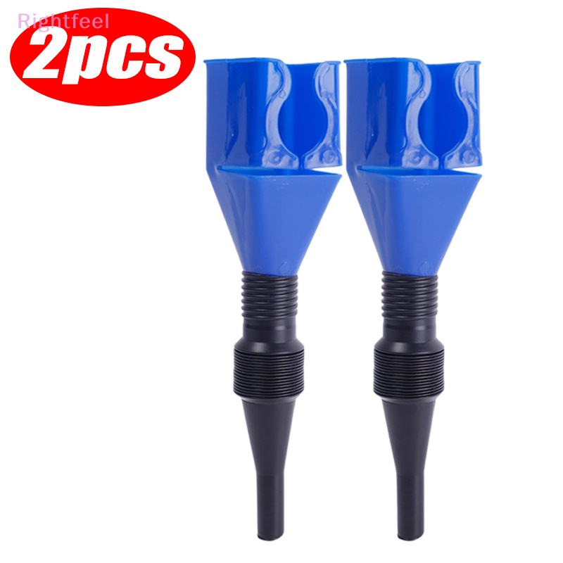 Set 2 Phễu Rót Nhiên Liệu Bằng Nhựa Có Thể Gập Lại Cho Xe Hơi Xe Máy Mới