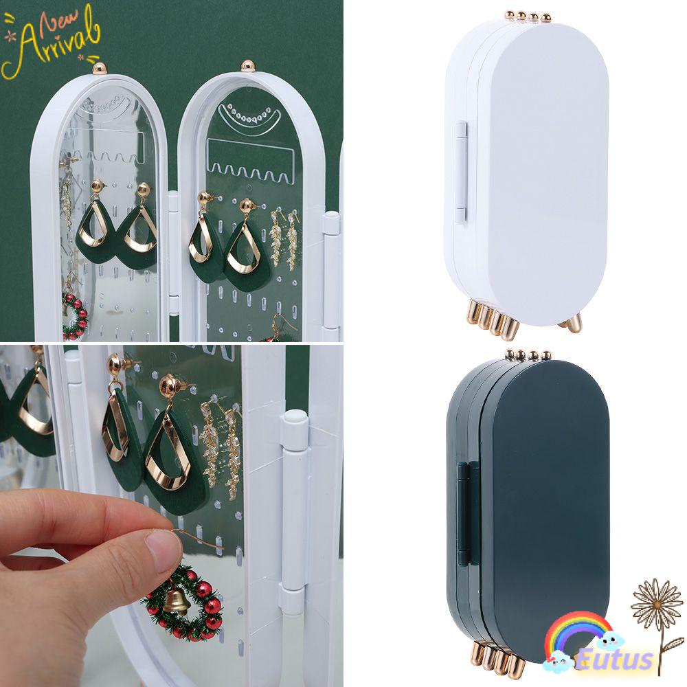 EUCA Giá Đỡ Trưng Bày Bông Tai 4 Cửa Cỡ Lớn Phong Cách Retro Sang Trọng