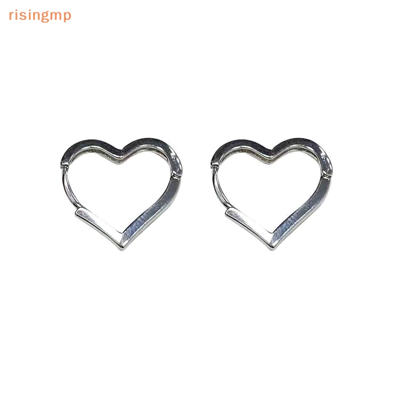 1 Đôi Bông Tai Bạc Hình Trái Tim Nhỏ Không Gây Dị Ứng Phong Cách Hàn Quốc Dành Cho Nữ