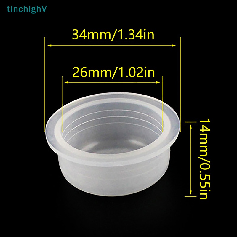 Set 100 Cốc Đựng Mực Xăm Cỡ Lớn Dùng Một Lần Tiện Dụng