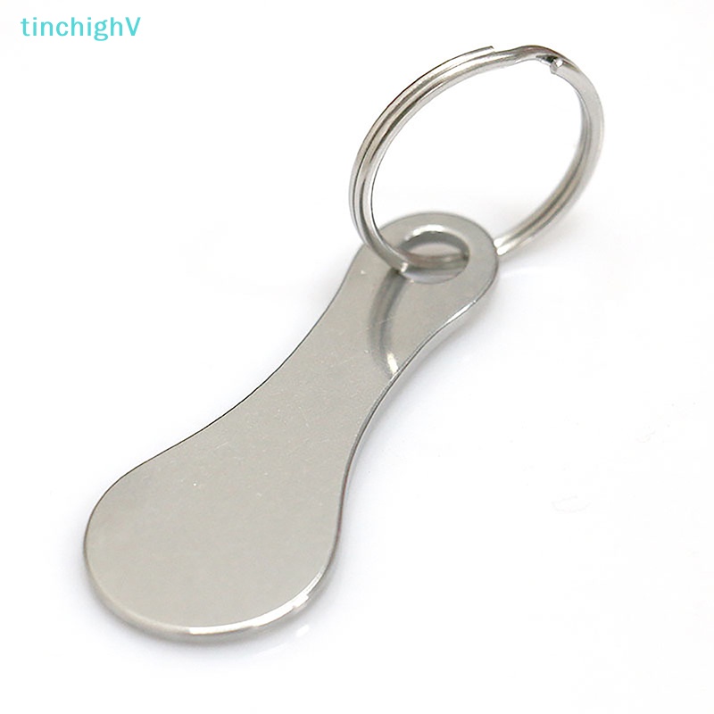 [TinchighV] Móc Chìa Khóa Xe Đẩy Mua Sắm Bằng Hợp Kim Tái Chế Được Ch