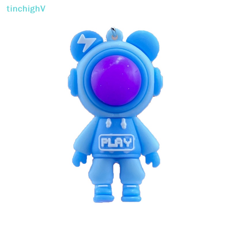 [TinchighV] Móc Khóa / Ba Lô / Ô Tô Thủ Công Bằng PVC Hình Gấu Nhiều Màu Sắc Phối Tua Rua Dễ Thương Làm Quà Tặng Cho Nữ [Mới