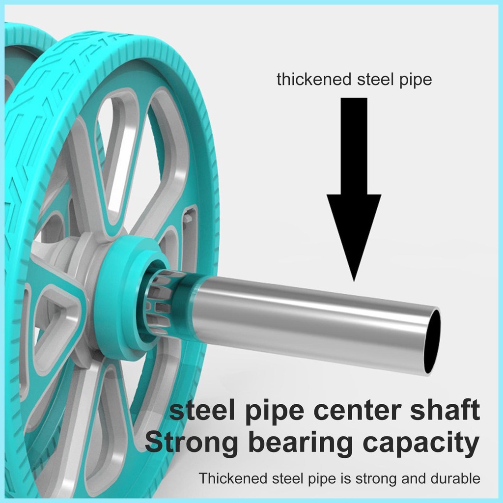 Bánh Xe Hỗ Trợ Tập Cơ Bụng Tại Nhà Bằng Abs &amp; Core