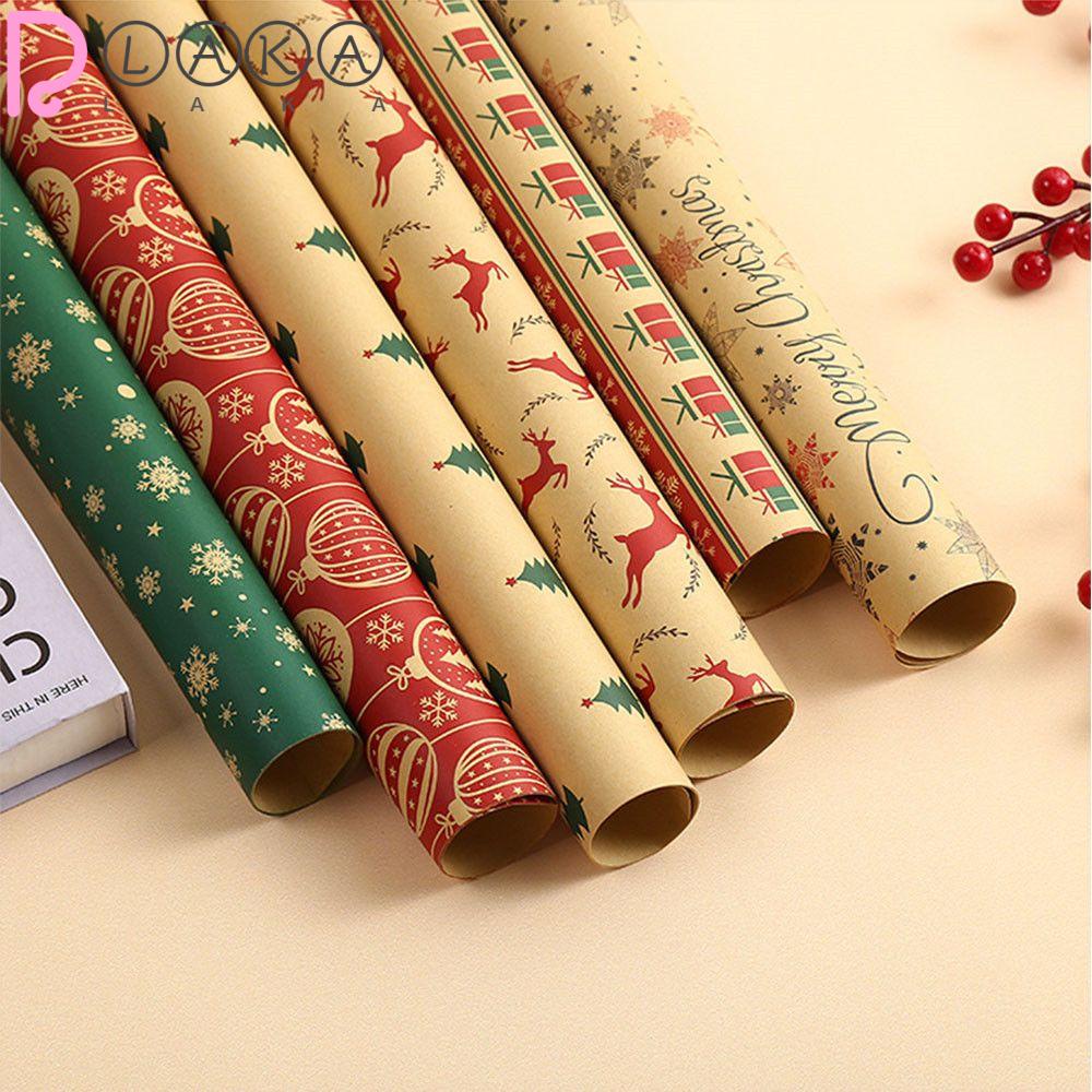 LAKAMIER Cuộn Giấy Kraft Gói Quà Handmade Chất Lượng