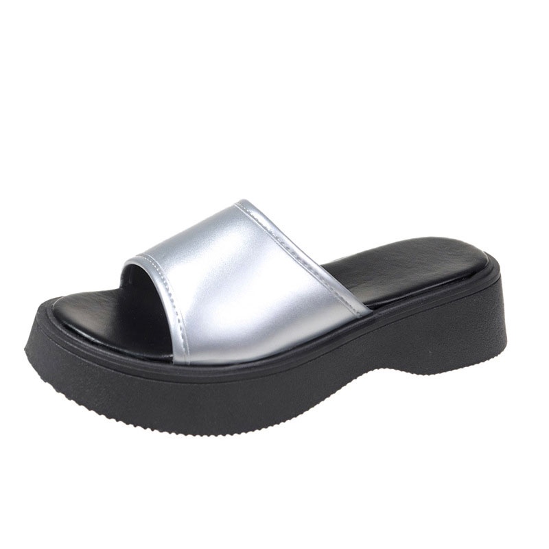 Hong Kong Premium shoes❥(^_-)Dép Sandal Đế Dày Hở Mũi Thoải Mái Thời Trang Mùa Hè Cho Nữ
