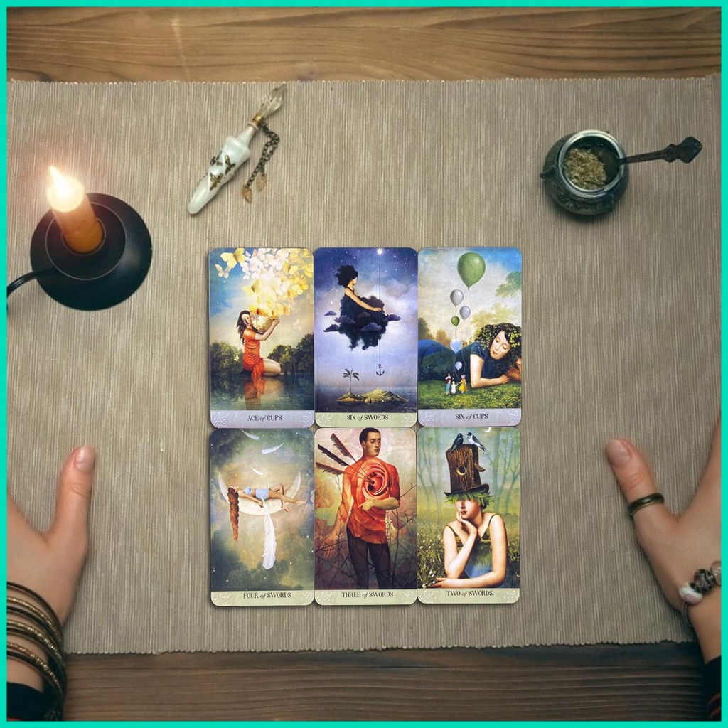 Bộ Bài Tarot 78 Lá Tiếng Anh Đầy Màu Sắc
