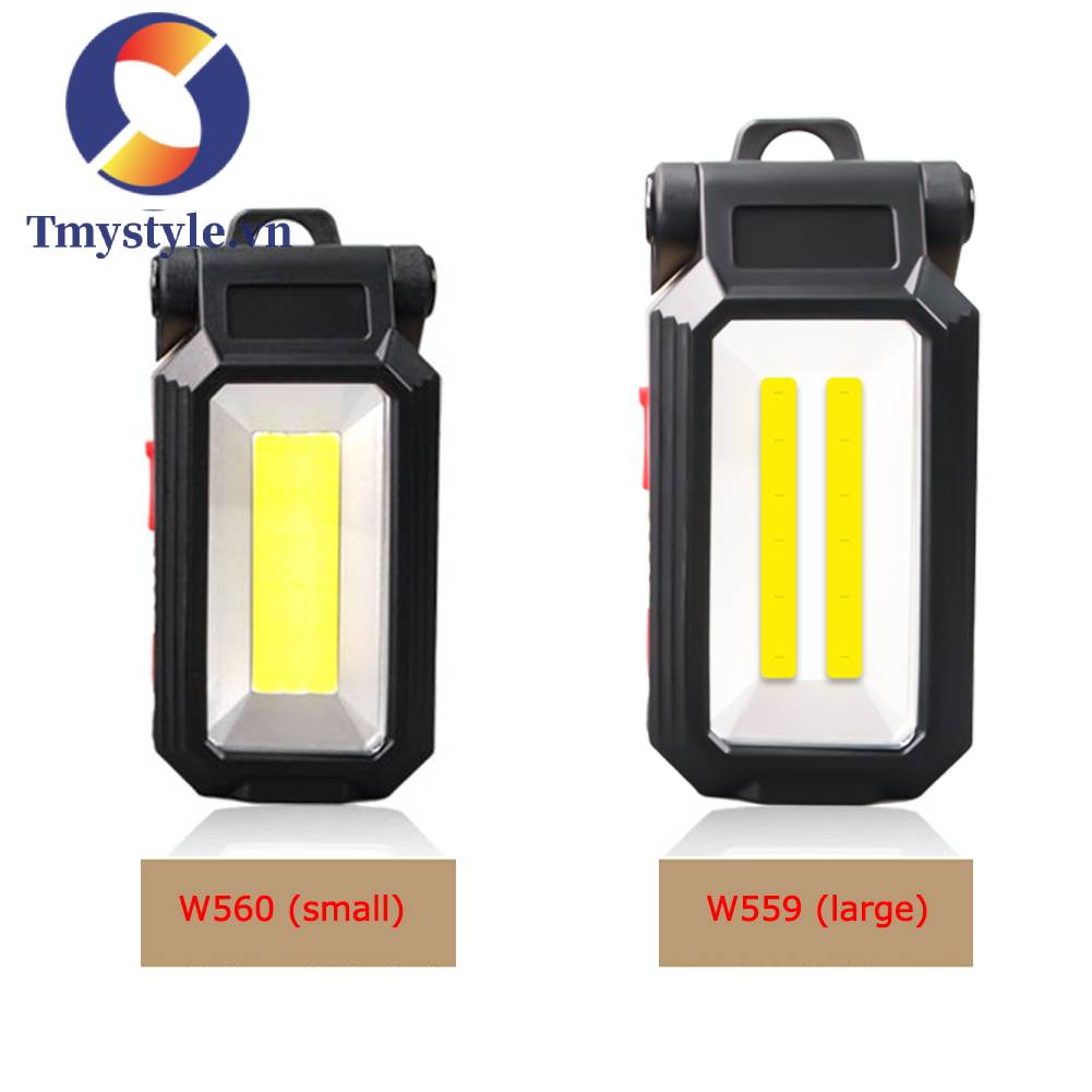 Đèn Led COB Nam Châm Có Thể Sạc Lại Dùng Đi Cắm Trại Tiện Dụng