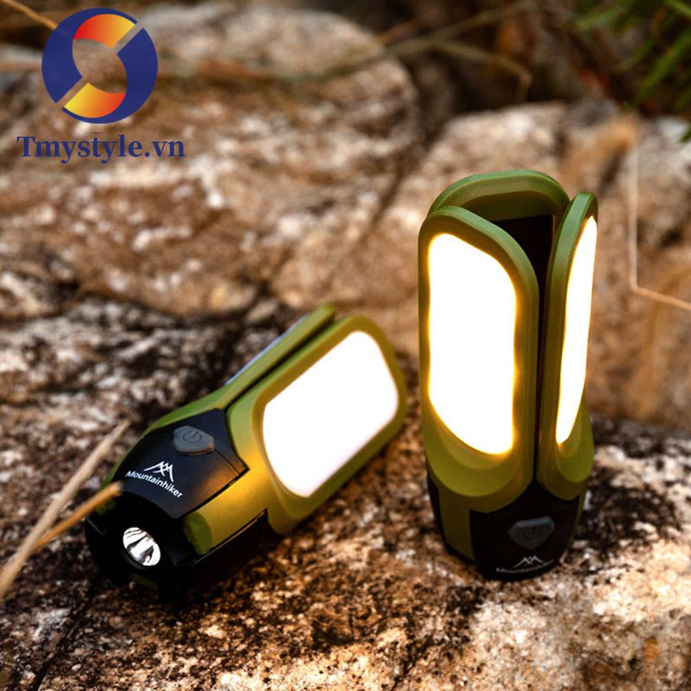 Đèn Cắm Trại 1600mAh Sử Dụng Năng Lượng Mặt Trời Chống Thấm Nước 160LM