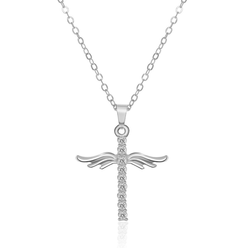 Ygt Vòng cổ Mặt Hình Đôi Cánh Thiên Thần Thời Trang Dành Cho Cặp Đôi